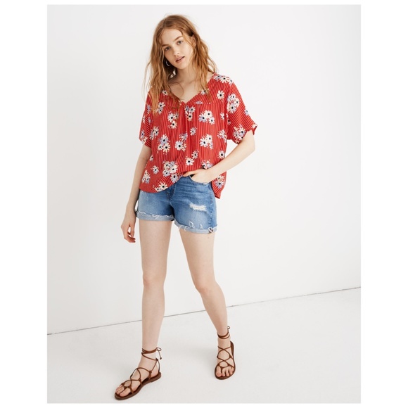 Madewell Rhyme Top J2 - Picture 1 of 7